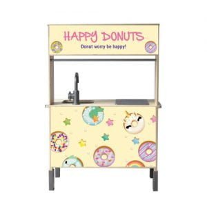 Happy donut keukensticker