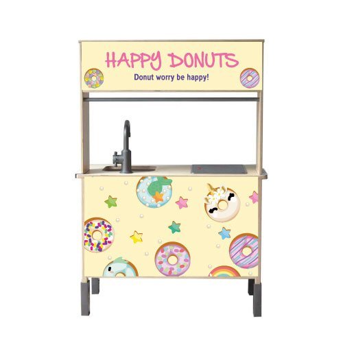 Happy donut keukensticker