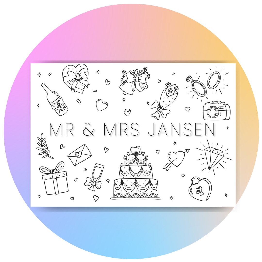 wedding Kleurplaten