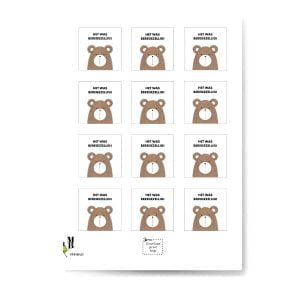 Beregezellig beer label