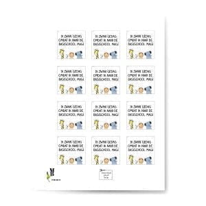 Zwaai gedag 4 dieren