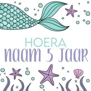 hoera zeemeermin print