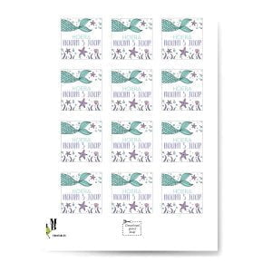 Hoera zeemeermin print