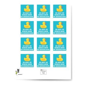 Alternative view of Eendje basisschool label