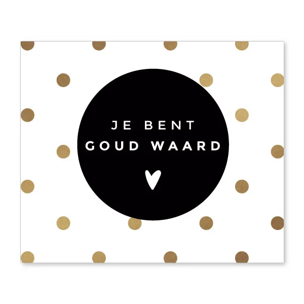Goud waard dot cover