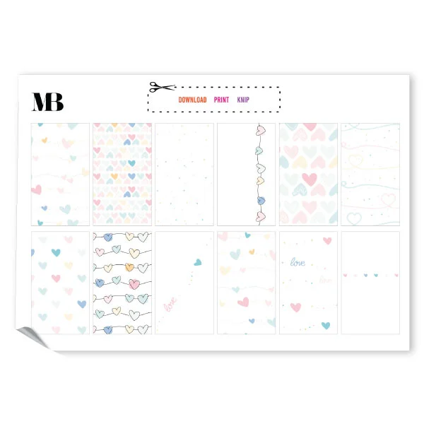 Heart time broodtrommel briefjes