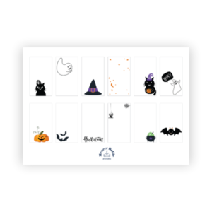 Halloween broodtrommel briefjes