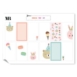 Happy bear bunny briefjes