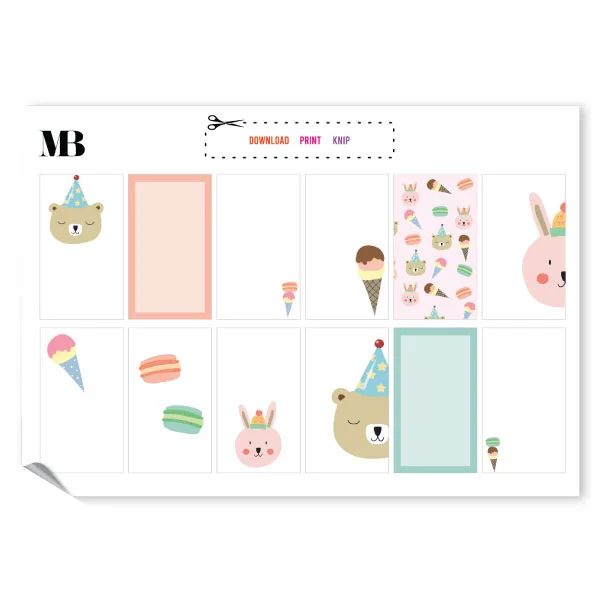 Happy bear bunny briefjes