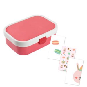 Alternative view of Happy bear bunny broodtrommel briefjes