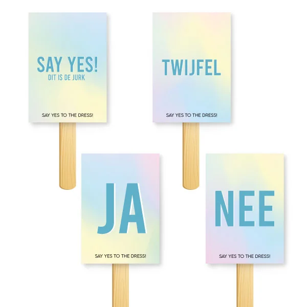 Say yes NL Pastel kaarten