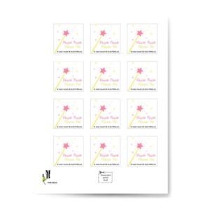 Hocus pocus staf label