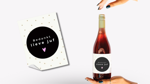 Blog printable wijnfleslabel
