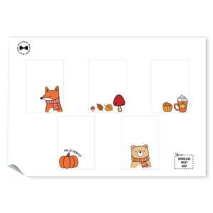 Hallo herfst broodtrommel briefjes