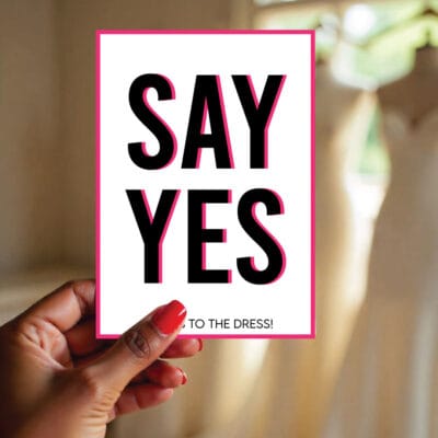 Say yes printable