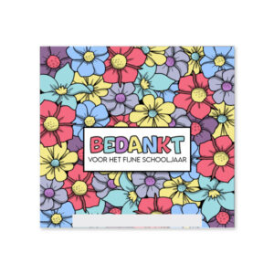 Bloemen bedankt choco wikkel