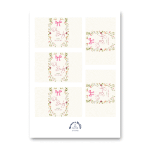 Bloemen strik bellenblaaswikkel