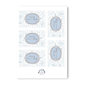 Luchtballon blauw bellenblaaswikkel