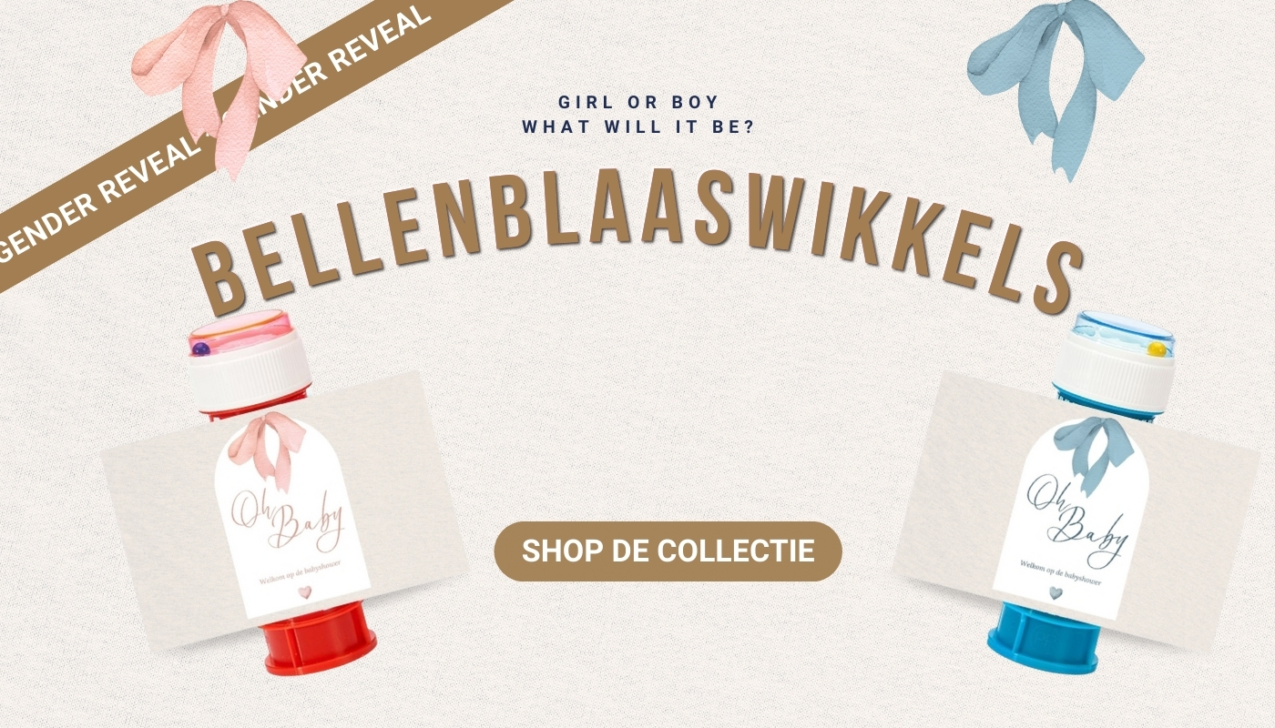 banner baby bellenblaas