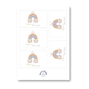 Regenboog bloemen zusje bellenblaas wikkels