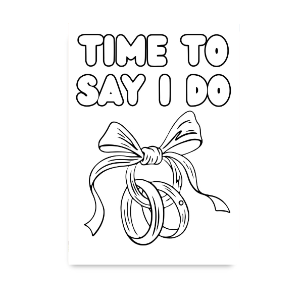 I do rings kleurplaat